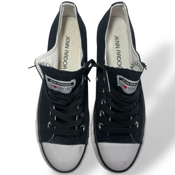 Jenn Ardor Women’s Platform 8 Low Top Sneakers New With Scuffs*Read Description* - Picture 5 of 9